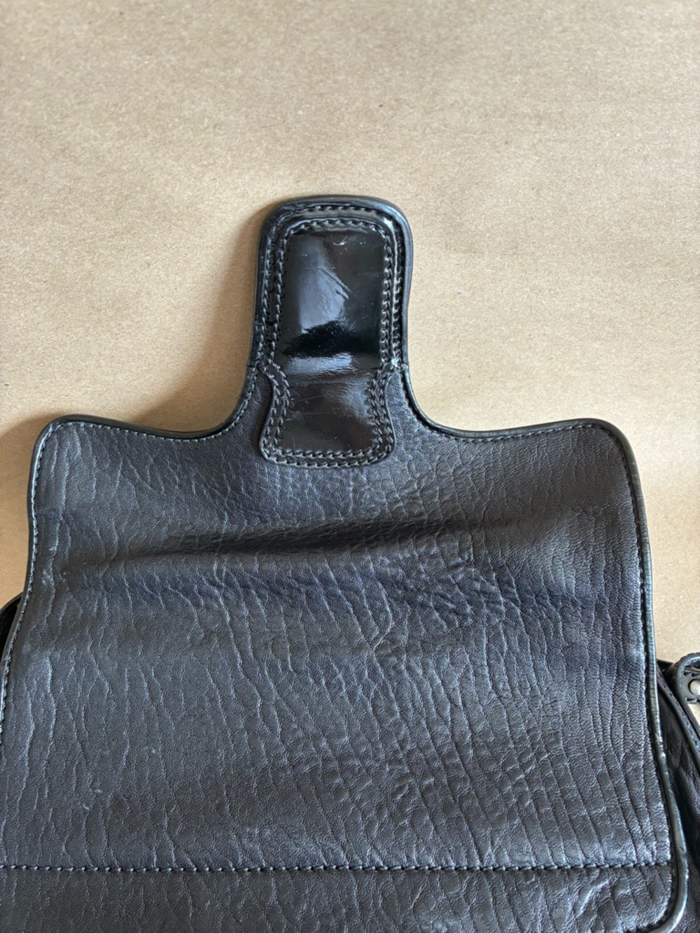 Fendi Pebbled and Patent Small Leather Bag - Picture 13 of 13